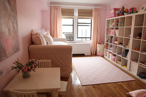 ピンクの部屋