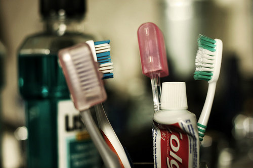 歯ブラシ掃除
