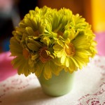 テーブルのお花